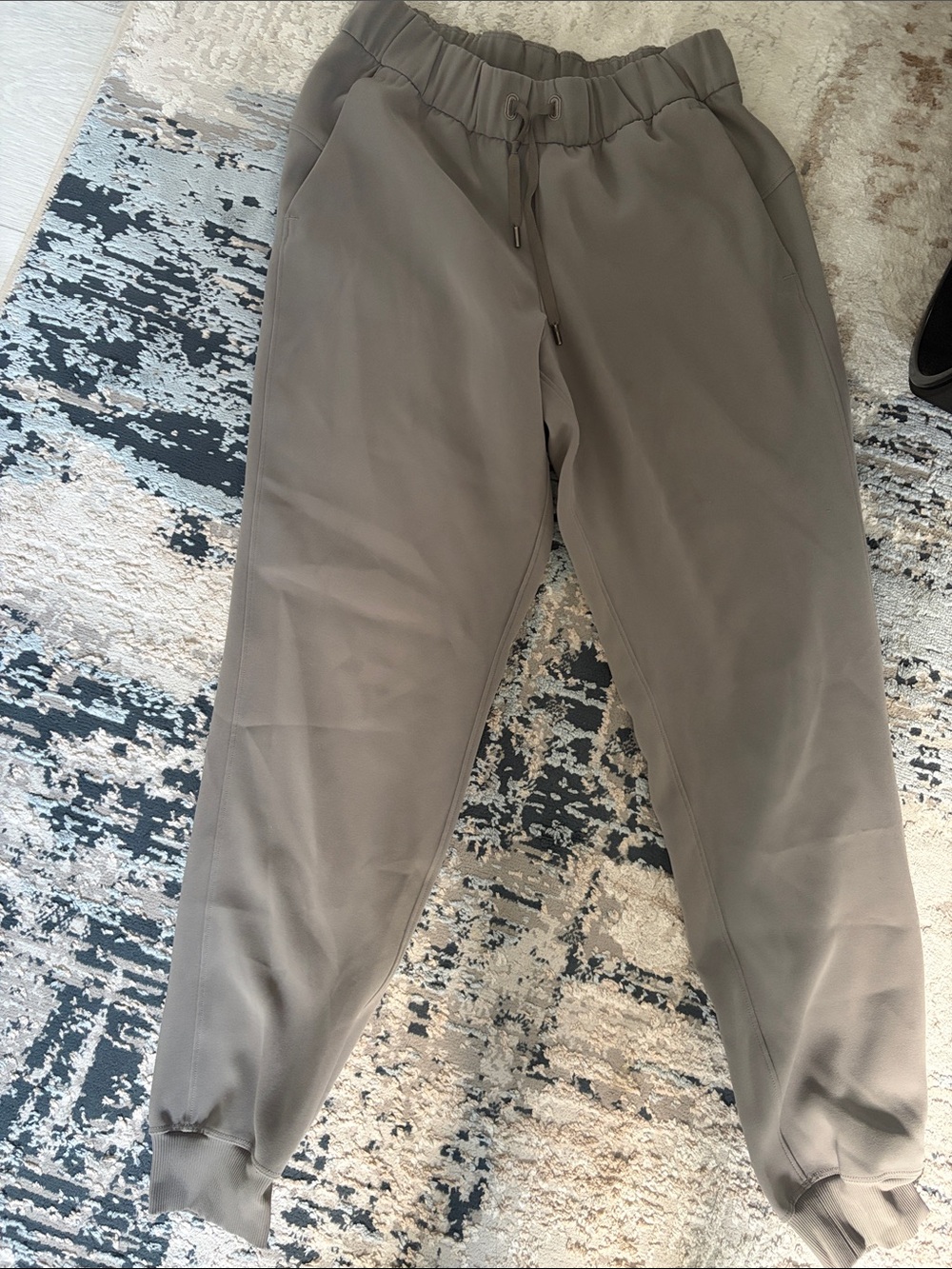 Women’s Gray Jogger Pants - Elastic Waist Drawstring